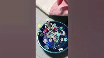 Finally made a thread catcher! #thread #sewingtools #sewing #singersewingmachine #quilting