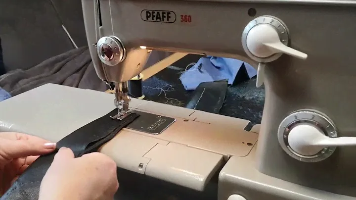 Nähmaschine PFAFF 360 Test, näh Leder Sewing machine review, швейная машина тест