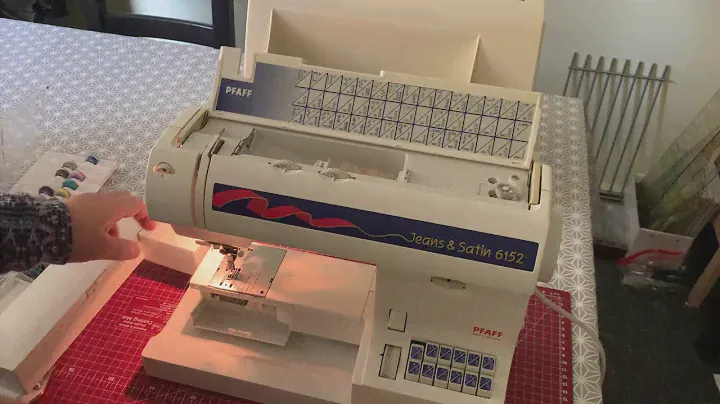 Pfaff Jeans&Satin 6152 einfädeln und aufspulen #sewingmachine #nähmaschine #pfaff