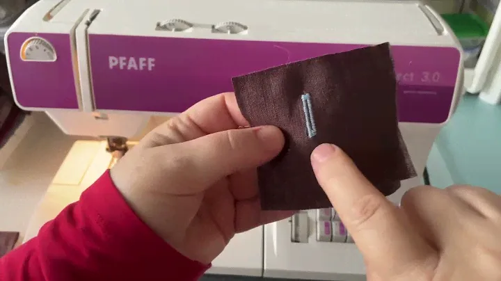 Knopfloch mit Pfaff select 3.0 #nähmaschine #sewingmachine #pfaff