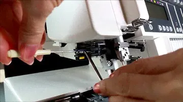 Pfaff Creative 4874   Stitch 23 set up and threading