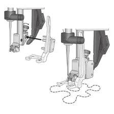 Открытая лапка для простегивания PFAFF 821140096