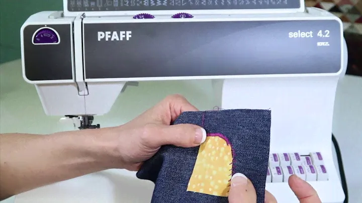 Pfaff Select 4.2  32 Satin Stitch Applique