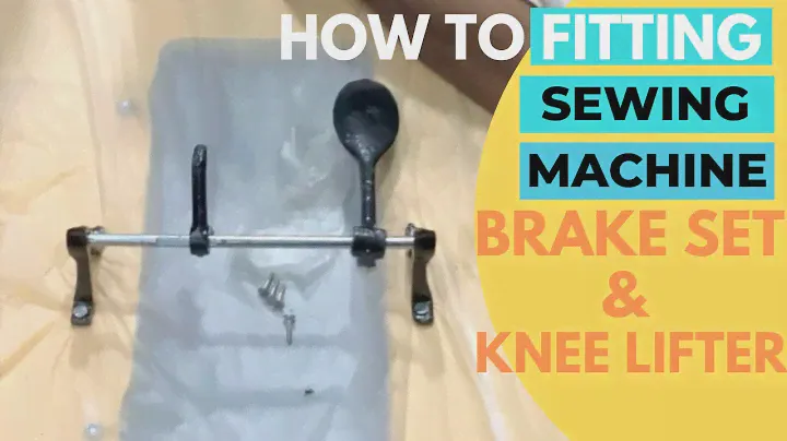 How to fitting sewing machine brake set & Knee lifter #sewingmachine #kolkata