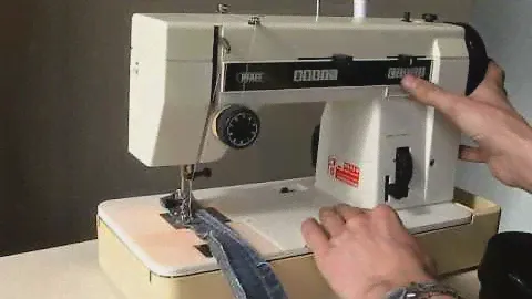 Sewing machine Швейная машина Pfaff HobbyMatic 800 test х\б, джинс, кожа.