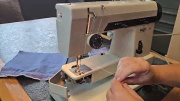 Ober, Unter  Nähmaschine PFAFF 205  einfädel, Заправка швейной машины, threading a sewing machine