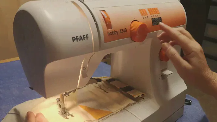 PFAFF Hobby 4240 Nähmaschine freiarm, Швейная машинка, threading a sewing machine