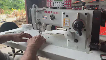 Pfaff 939 U high speed zig - zag, three step zig - zag machine with differential bottom feed